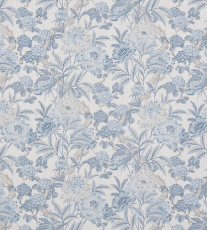 Summer Peony Fabric by GP & J Baker Blue
