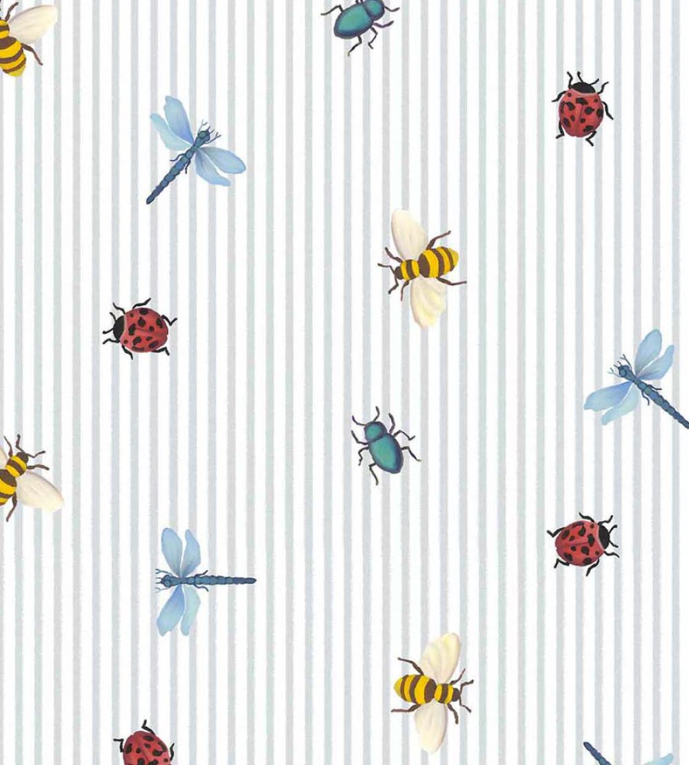 Buzz Wallpaper by Eijffinger Bluebell