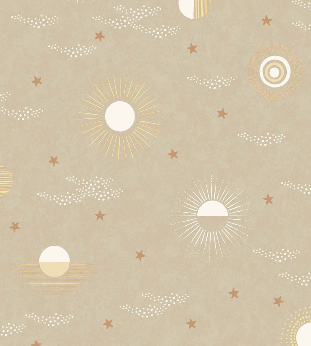 Sun and Stars Wallpaper by Eijffinger 80