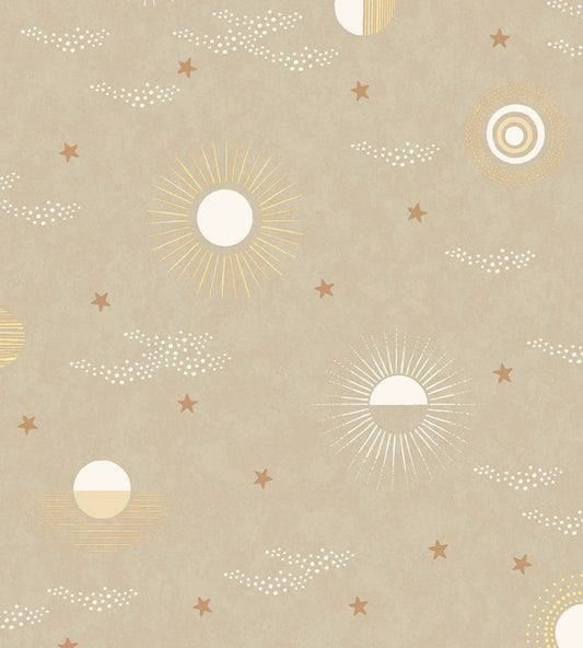 Sun and Stars Wallpaper by Eijffinger 80