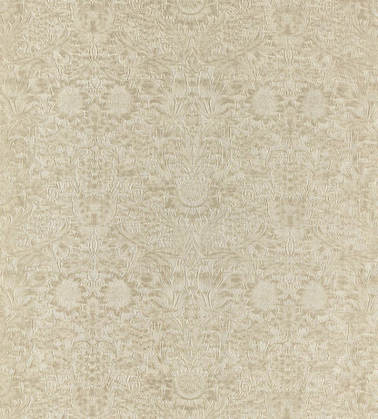 Sunflower Caffoy Velvet Fabric by Morris & Co Fired Biscuit