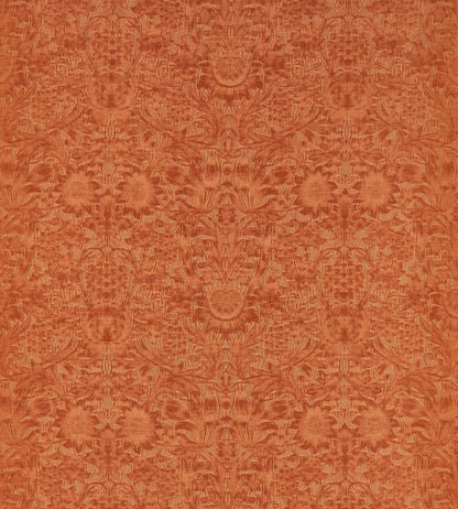Sunflower Caffoy Velvet Fabric by Morris & Co Redhouse