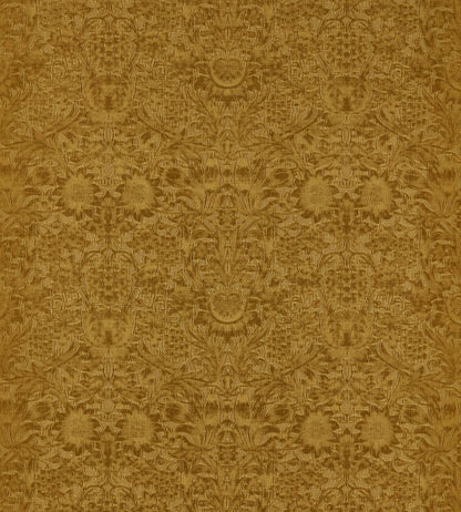 Sunflower Caffoy Velvet Fabric by Morris & Co Sussex Rush