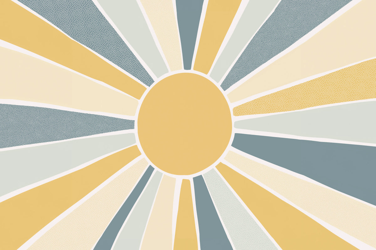 Sunshine Blue mural by Hovia