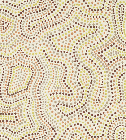 Sunstone Wallpaper by Harlequin Positano / Chocolate / Pistachio