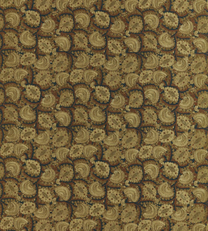 Suzani Archive Embroidery Fabric by Zoffany Antique Gold/Ink