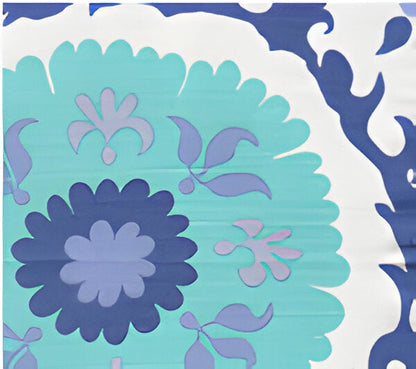 Suzani Blues (010226F) fabric by Quadrille