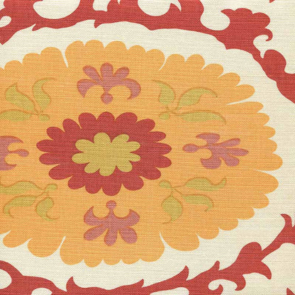 Suzani Multi Yellow fabric by Quadrille