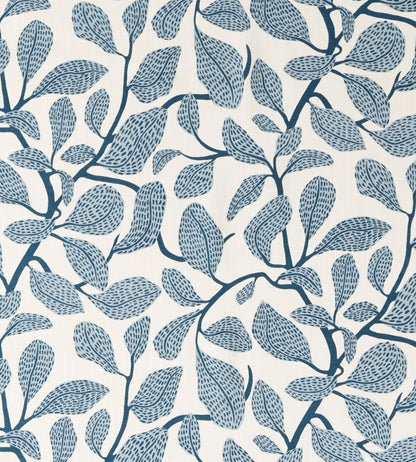 Sweet Bay Print Fabric by Scion Indigo