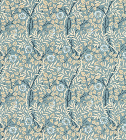 Sweet Briar Fabric by Morris & Co Mineral/Linen