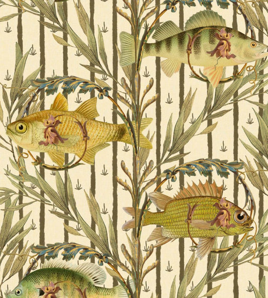 Sweetwater Fishes Wallpaper by MINDTHEGAP Neutral