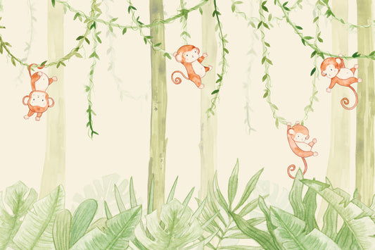 Swing Green mural by Hovia