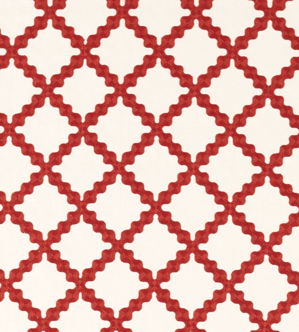 Swithland Embroidery Fabric by Scion Ladybird Red