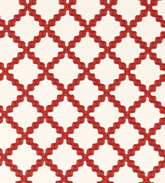 Swithland Embroidery Fabric by Scion Ladybird Red