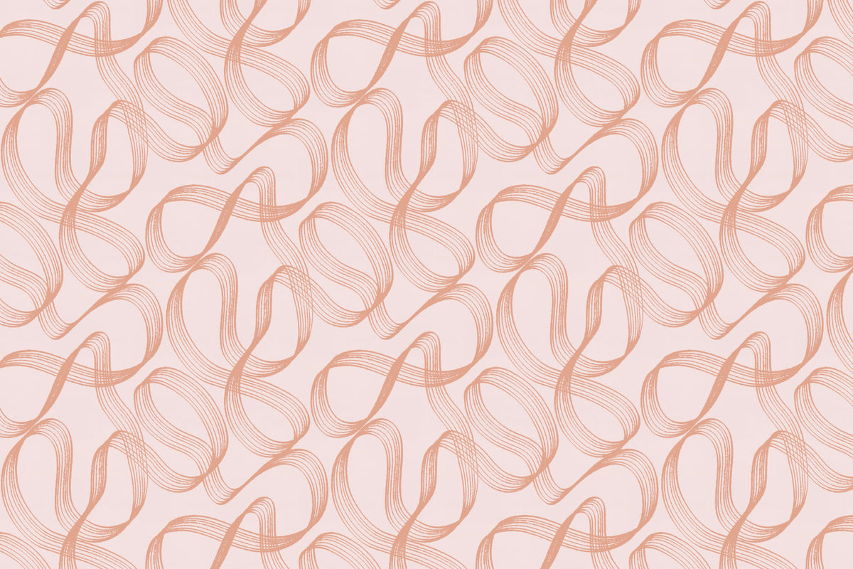 Swoop Pink mural by Hovia