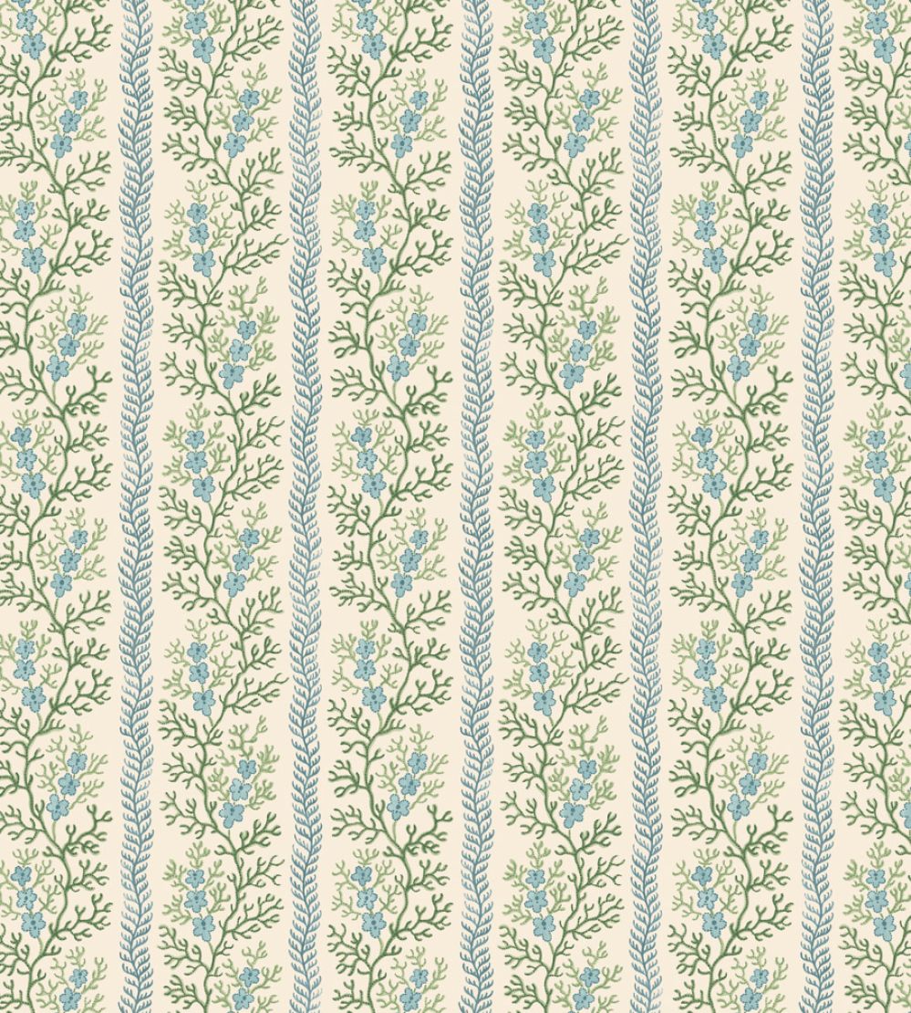 Symington Wallpaper by GP & J Baker Blue