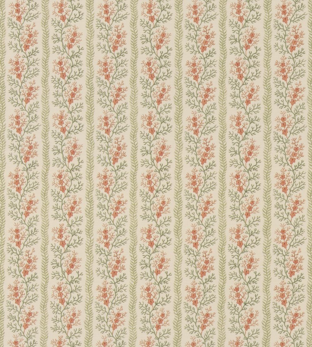Symington Fabric by GP & J Baker Green/Red