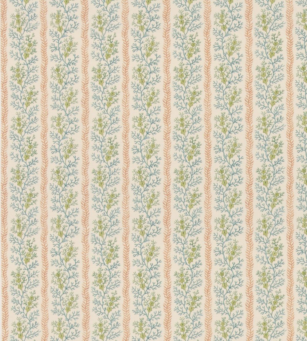 Symington Fabric by GP & J Baker Teal/Red