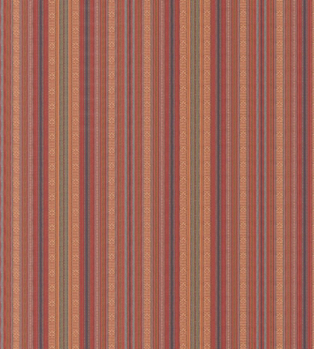 Symington Stripe Fabric by GP & J Baker Red