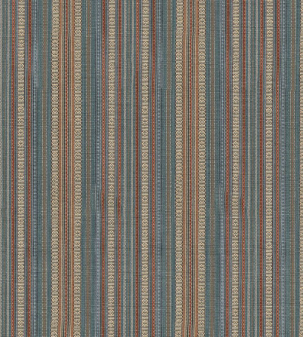 Symington Stripe Fabric by GP & J Baker Teal