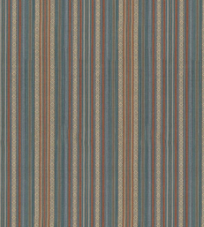 Symington Stripe Fabric by GP & J Baker Teal