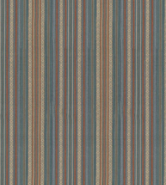 Symington Stripe Fabric by GP & J Baker Teal