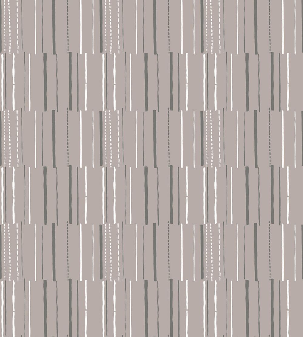 Syncopation Wallpaper by Mini Moderns Grey