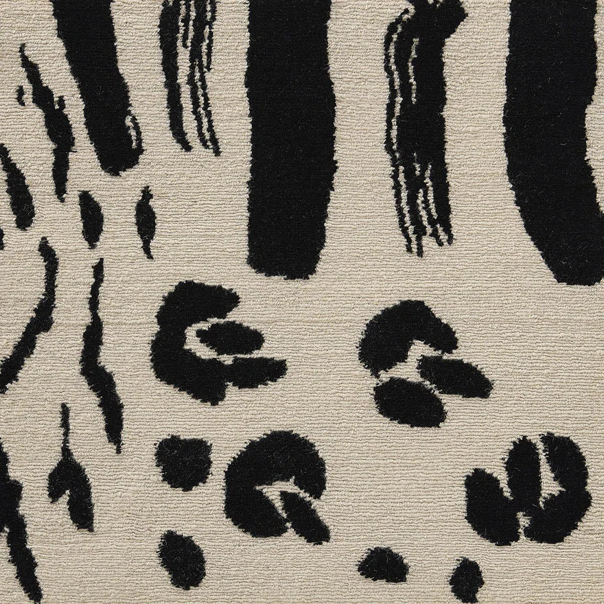 Tacca Rug by Pierre Frey in Noir/Blanc (FT486001)