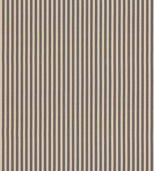 Taftan Stripe Fabric by Threads Ebony