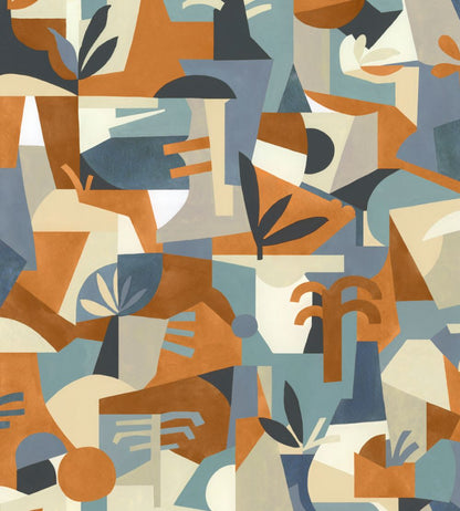 Tahiti Expression Wallpaper by Tres Tintas Blue