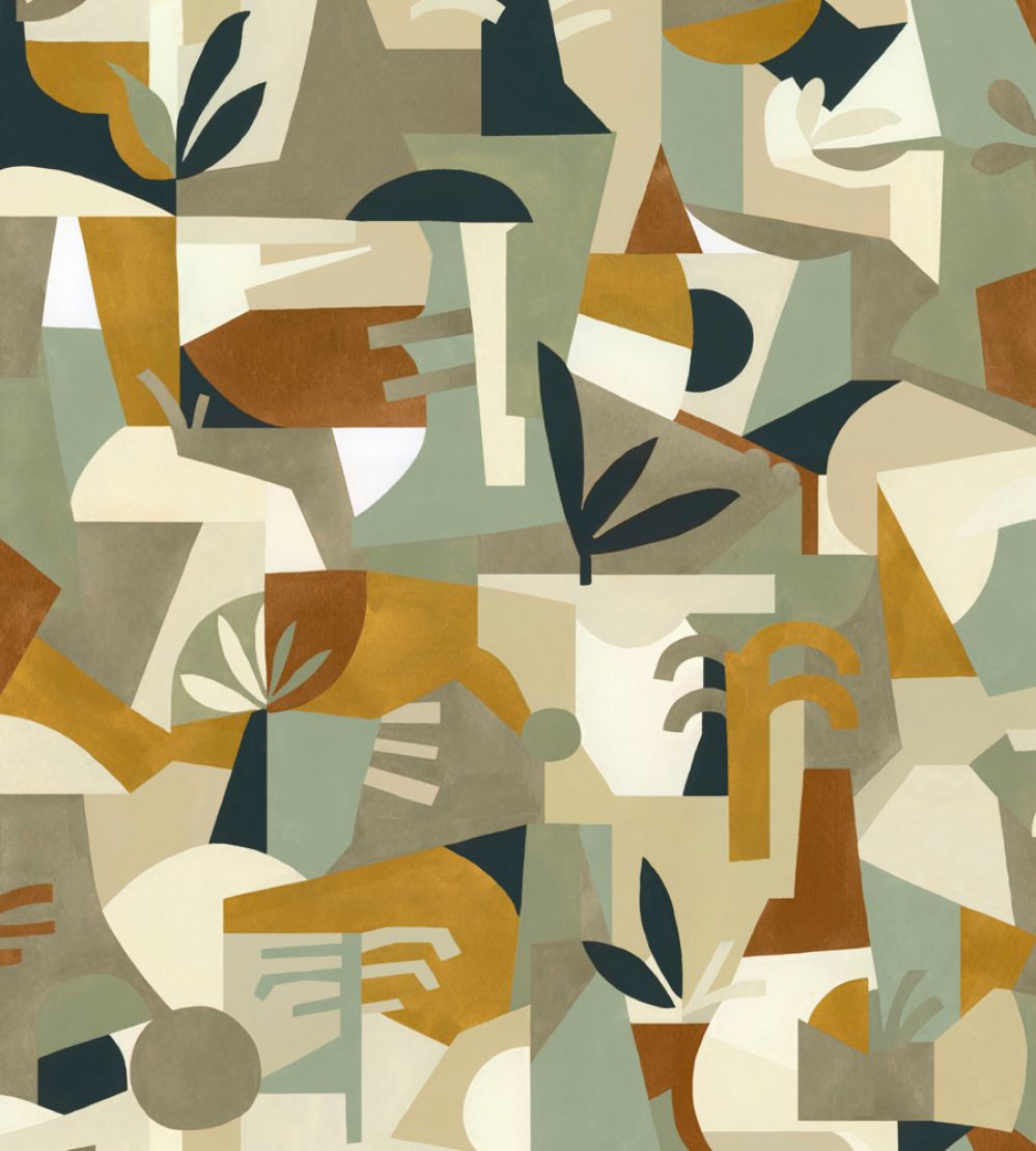 Tahiti Expression Wallpaper by Tres Tintas Green