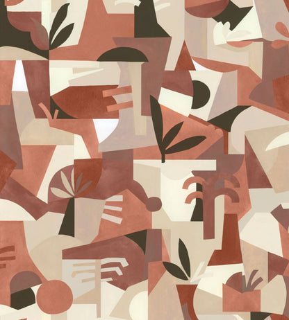 Tahiti Expression Wallpaper by Tres Tintas Red