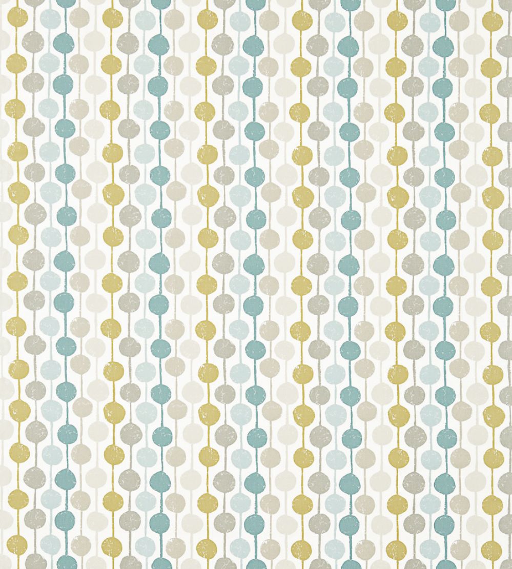 Taimi Fabric by Scion Seaglass / Chalk / Honey