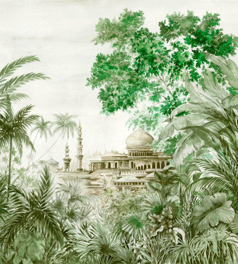Taj Mahal Mural by Coordonne Aloe
