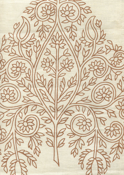Taj New Tobacco on Off White wallpaper by Home Couture