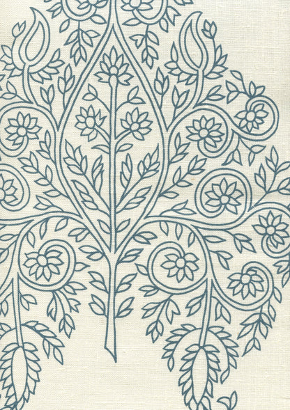 Taj Navy on Off White wallpaper by Home Couture