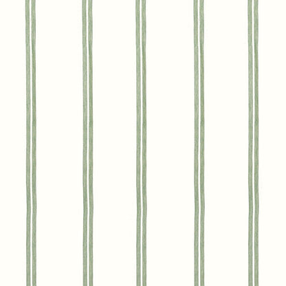 Tandem Stripe Fabric by Thibaut in Aloe (FWW81748)