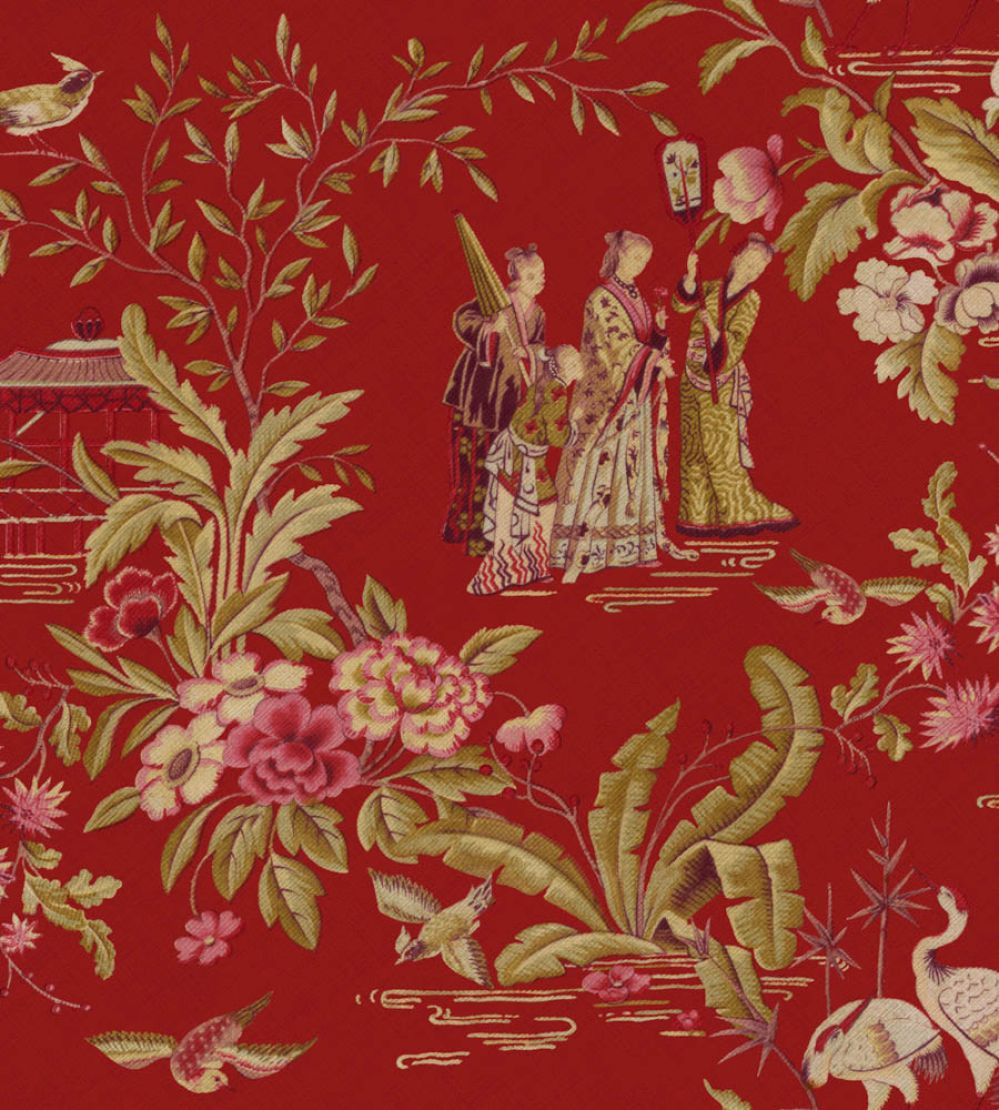 Tang Walk Wallpaper by Coordonne Ruby