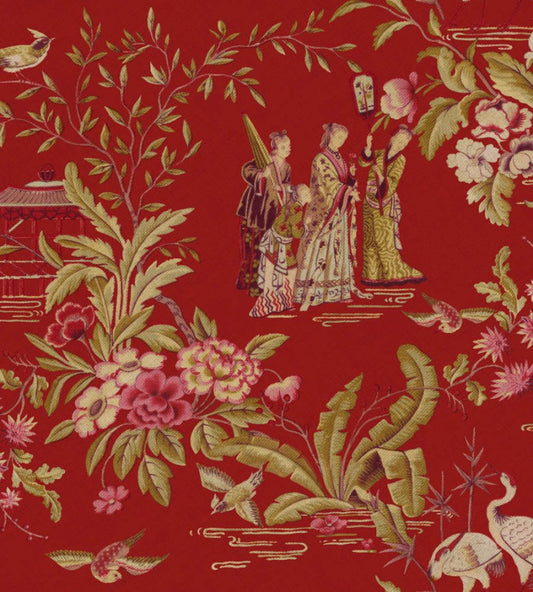 Tang Walk Wallpaper by Coordonne Ruby