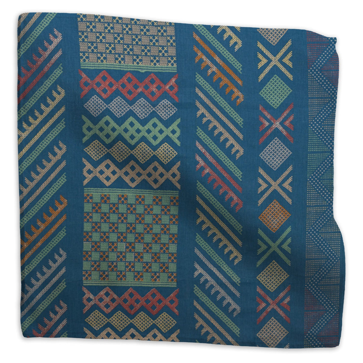 Tangier Multi Fabric by Kathryn M. Ireland in Brilliant Blue Multi