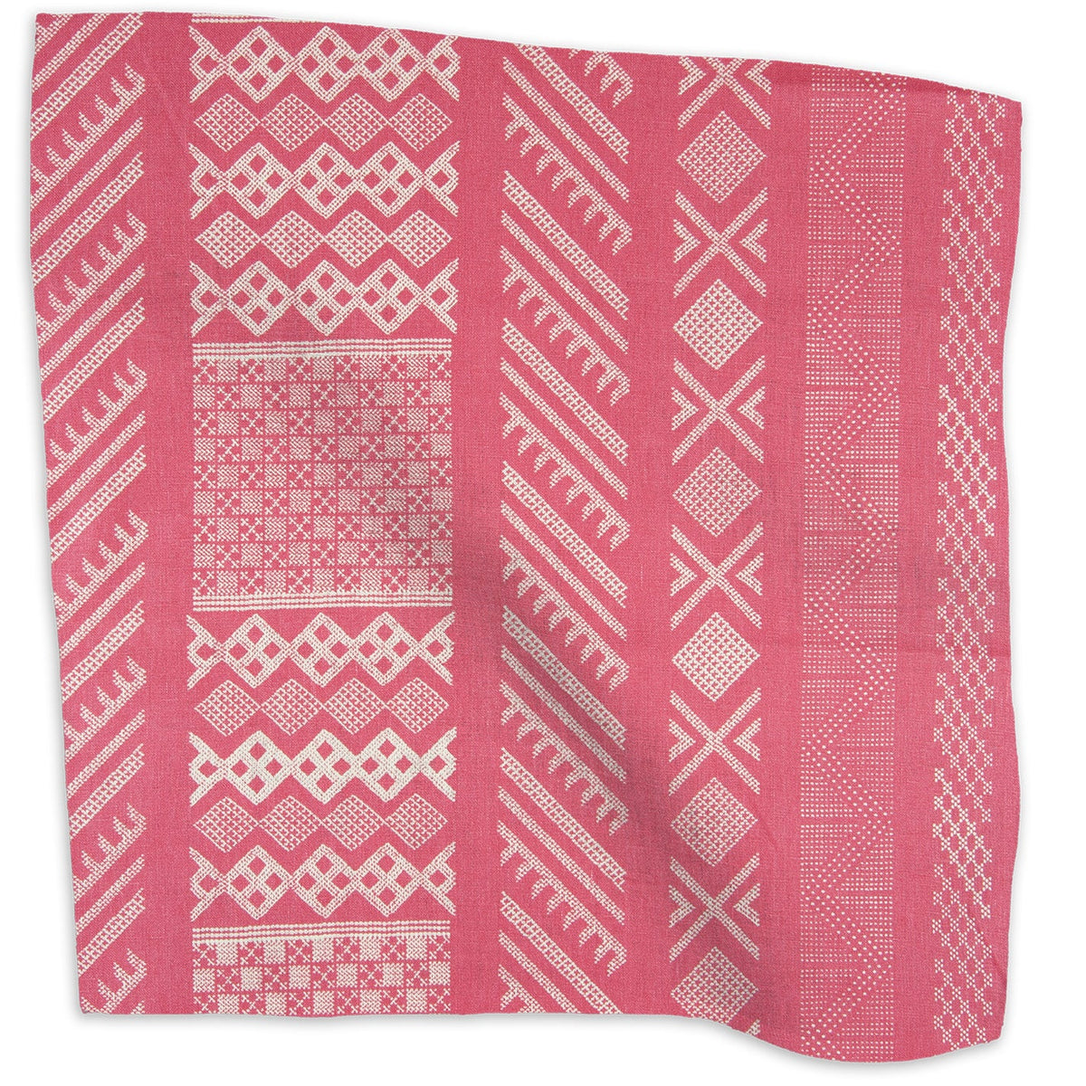 Tangier Natural Fabric by Kathryn M. Ireland in Peony/Natural