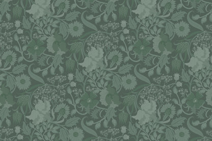 Tansy Emerald wallpaper by Hovia