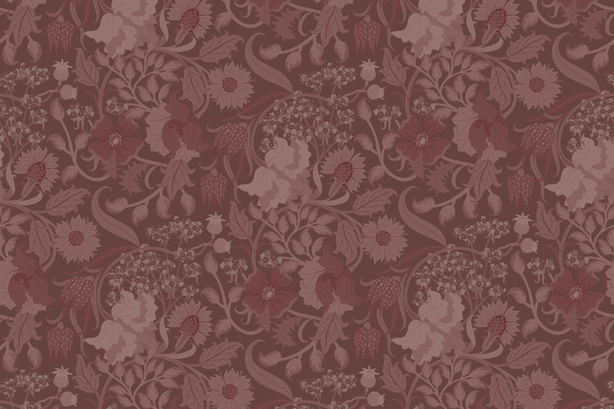 Tansy Plum wallpaper by Hovia