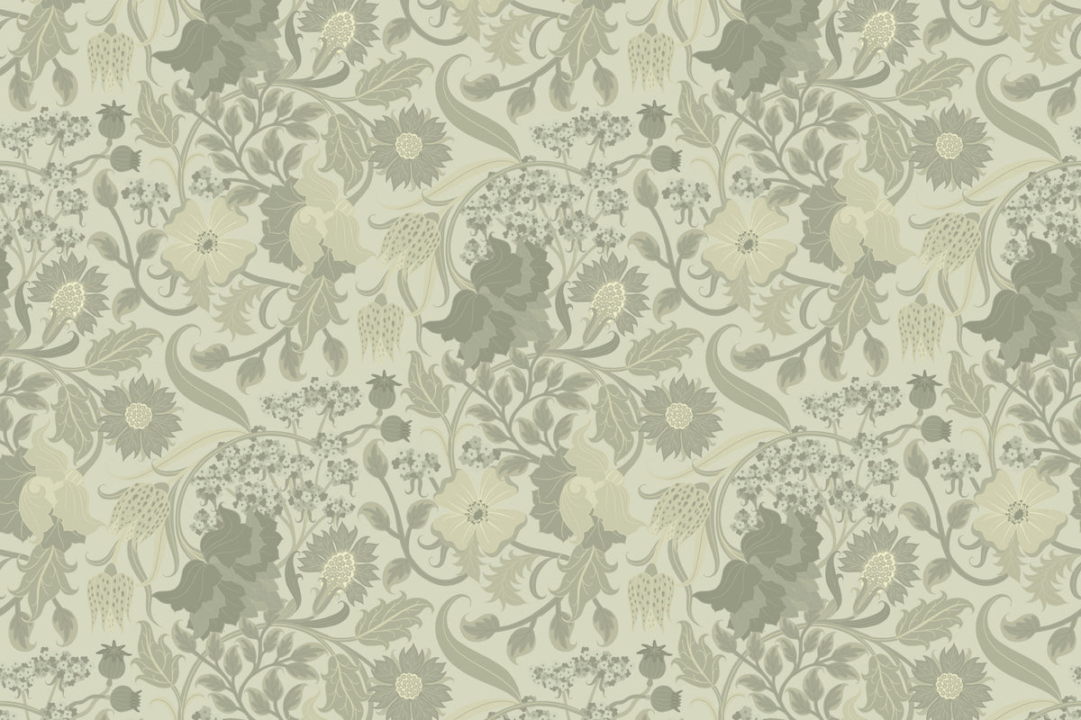 Tansy Green wallpaper by Hovia