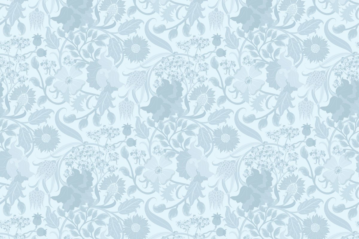 Tansy Blue wallpaper by Hovia