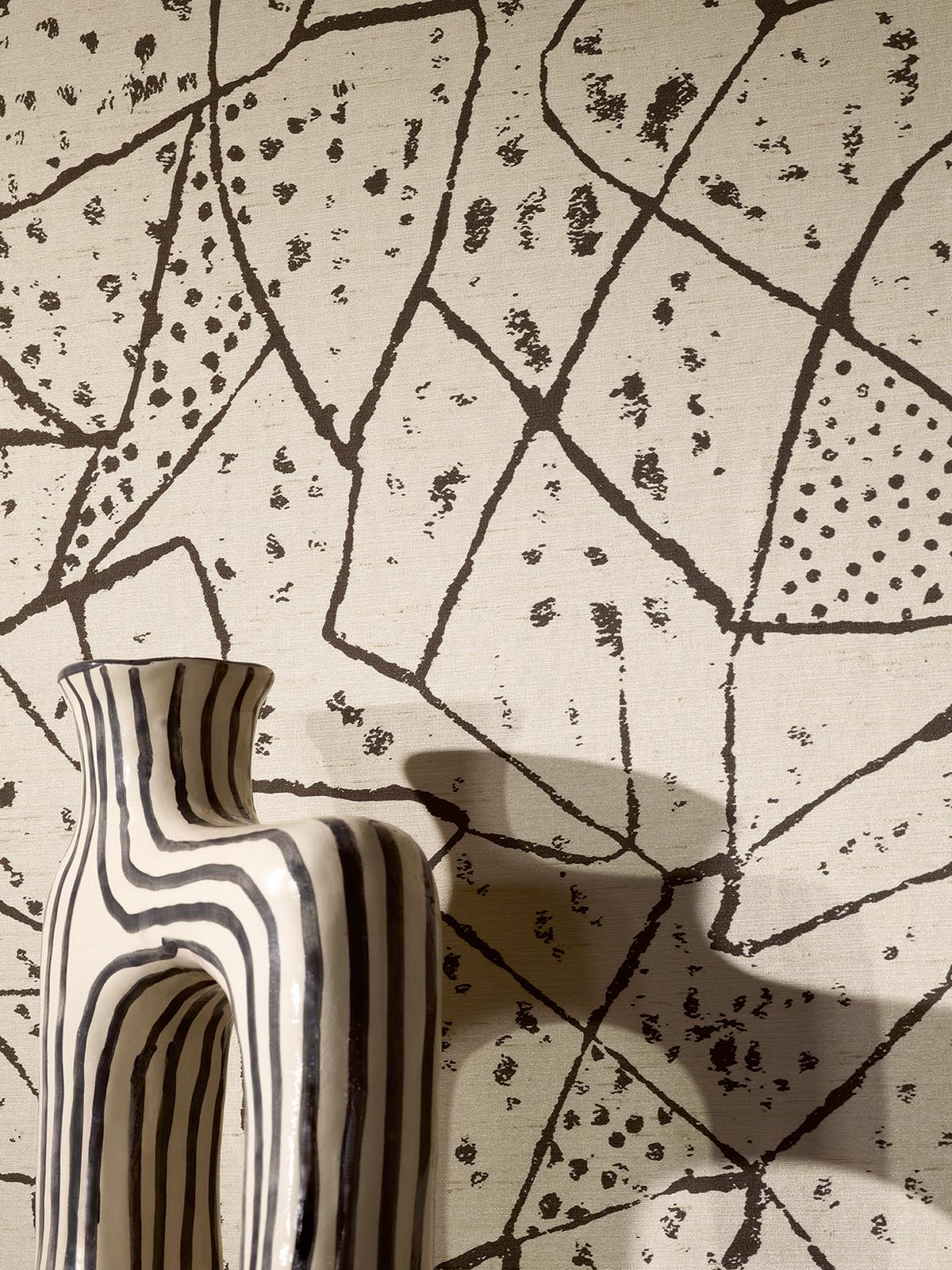 Tapa Wallpaper by Pierre Frey shown in a room setting (view 2)
