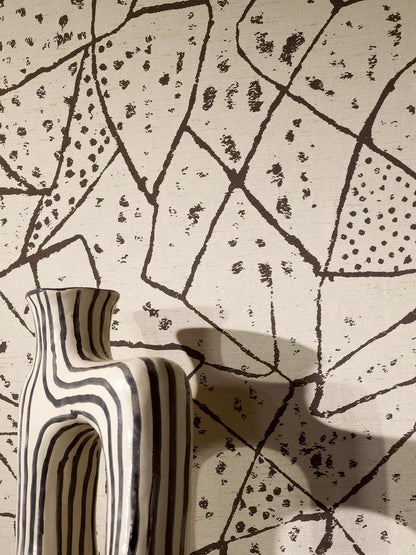 Tapa Wallpaper by Pierre Frey shown in a room setting (view 2)