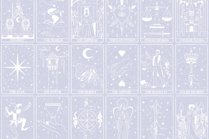 Tarot Lilac mural by Hovia