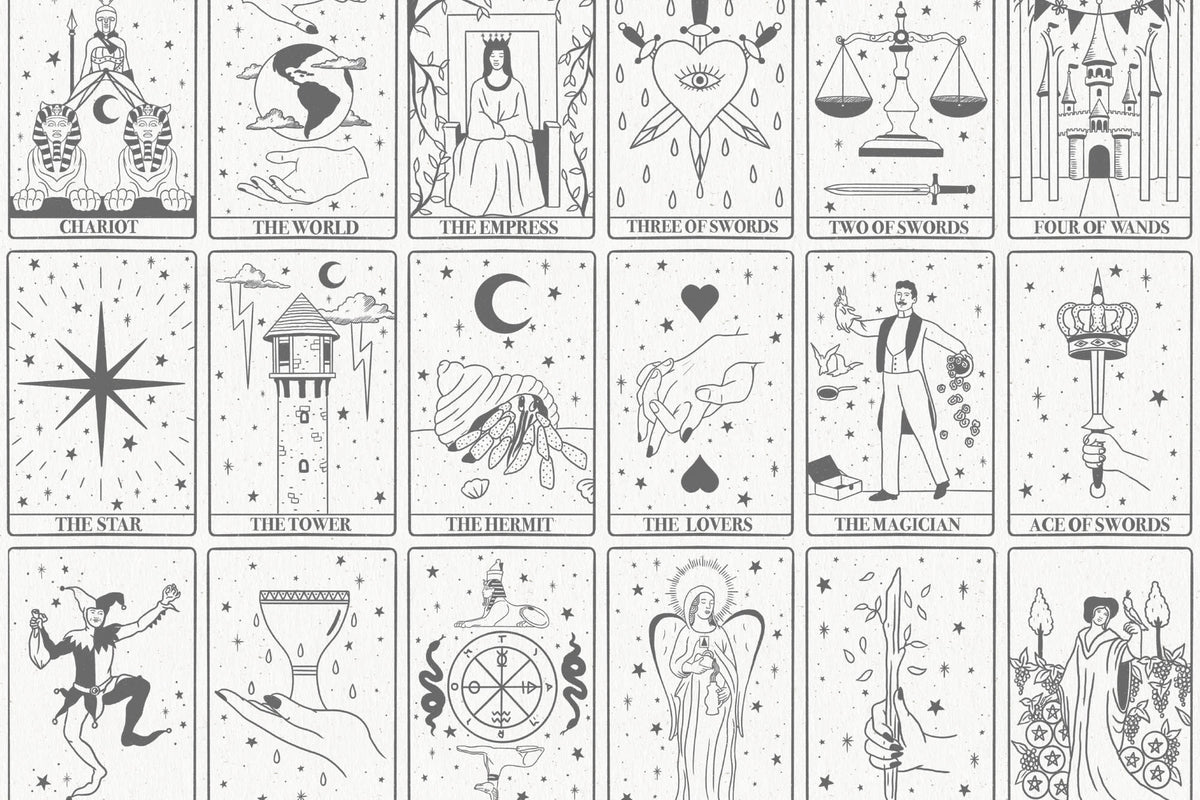 Tarot Original mural by Hovia
