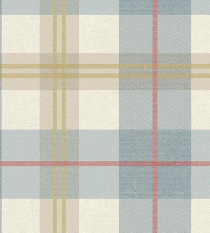 Tartanowski Wallpaper by Woodchip & Magnolia Denim Blue